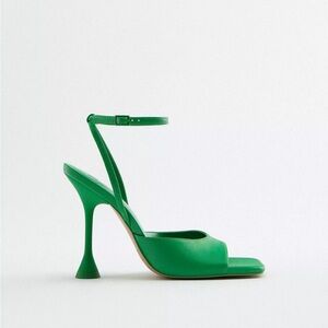 Elegant Green Women's Heels